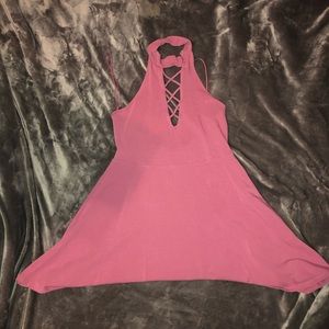 Express Braided Halter Dress